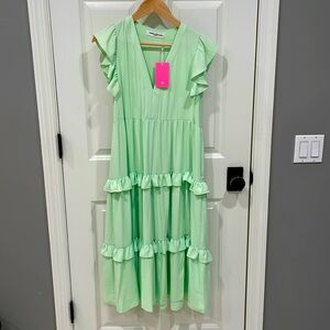 Light green dress never been worn